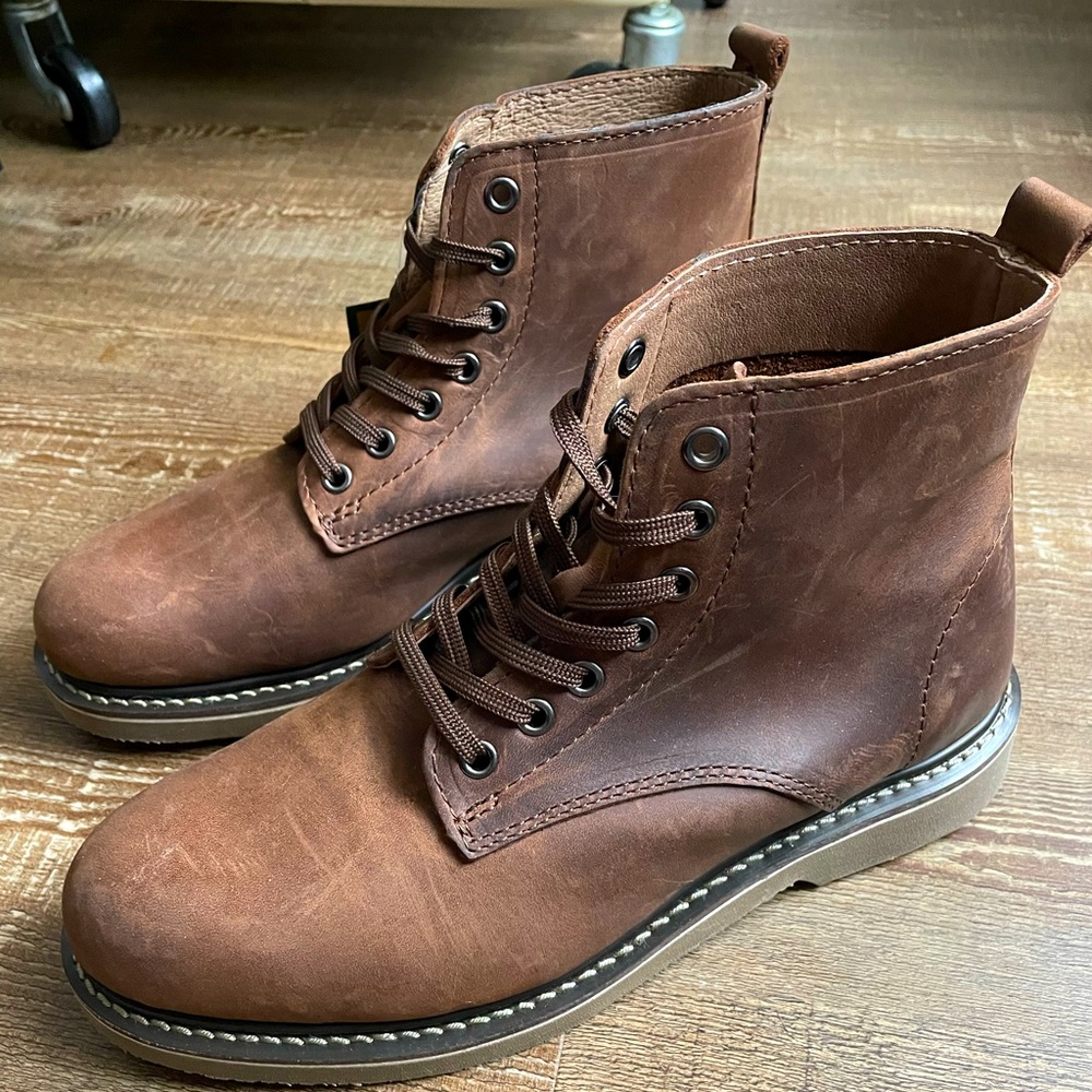 Golden Fox leather boots